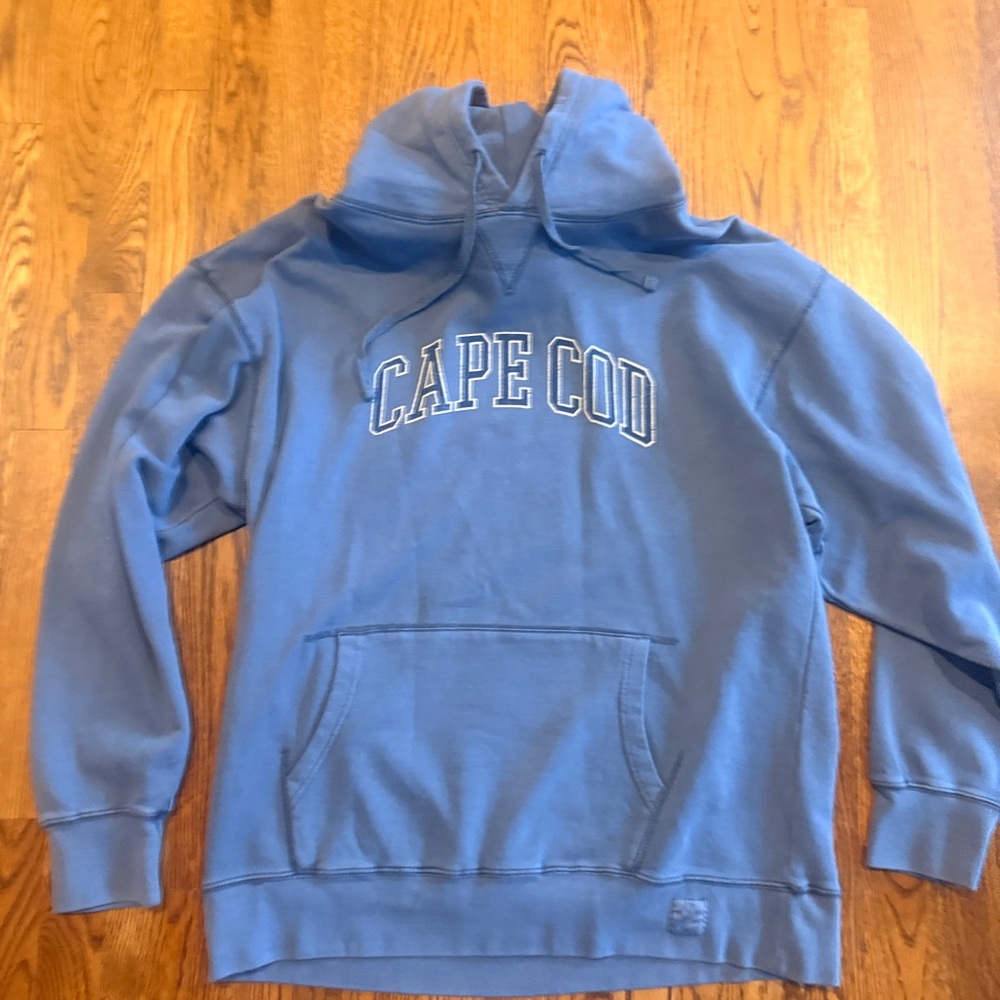 Blue Cape Cod Hoodie with pockets XL ptp 24” unisex